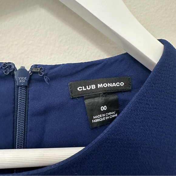 Club Monaco Blue Semi Formal Cocktail Dress - Picture 4 of 9